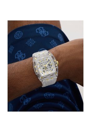 Relojes Guess Mujer Phoenix. Silicona Blanco GW1073G2