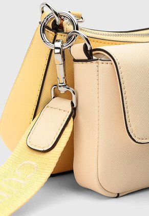 Bolso Manos Libres GUESS Abbie Mini Amarillo