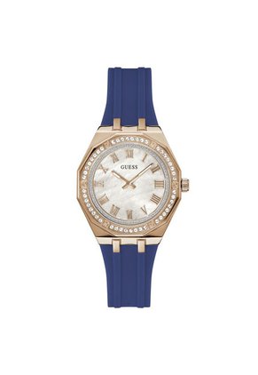 Relojes Guess Mujer Desire. Silicona Azul GW0872L3