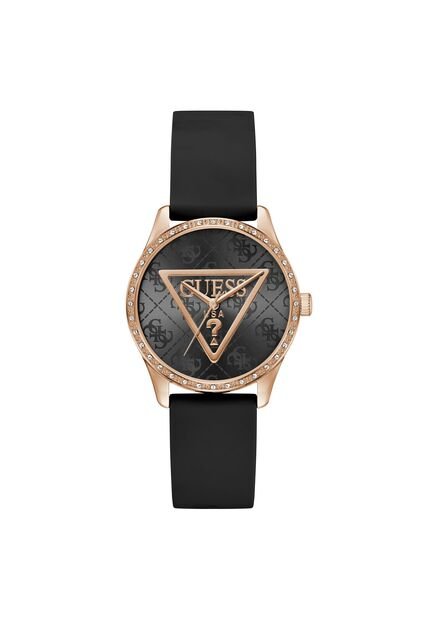 Reloj Guess Mujer Roxy. Silicona Negro GW0942L3