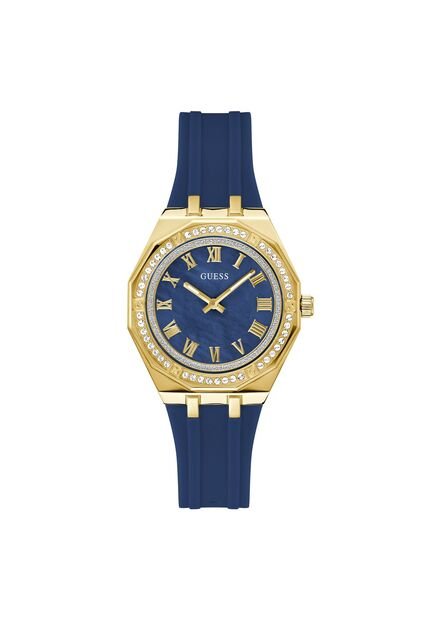 Relojes Guess Mujer Desire. Silicona Azul GW0872L4