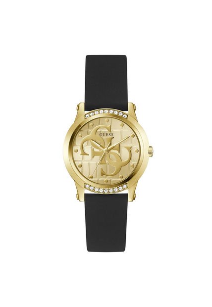 Relojes Guess Mujer Annette. Silicona Negro GW0860L1