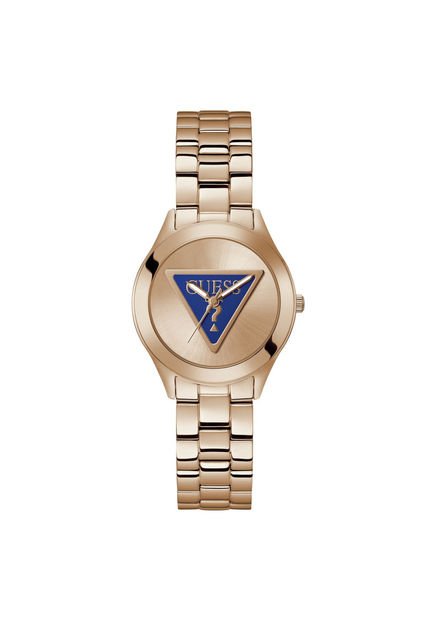 Relojes Guess Mujer TRI PLAQUE. Acero Inoxidable Oro Rosa GW0675L3