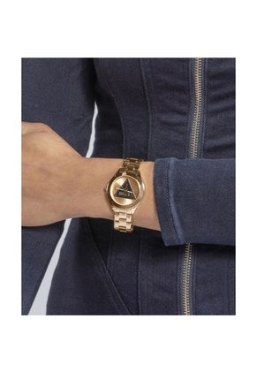 Relojes Guess Mujer TRI PLAQUE. Acero Inoxidable Oro Rosa GW0675L3