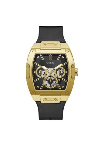 Reloj Guess Hombre Phoenix. Silicona Negro GW0202G1 Guess
