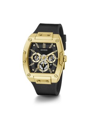Reloj Guess Hombre Phoenix. Silicona Negro GW0202G1