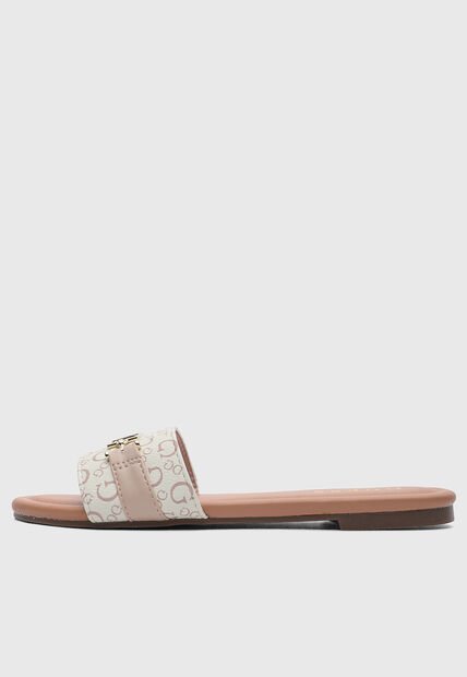 Sandalias Planas GUESS Livvian Marfil