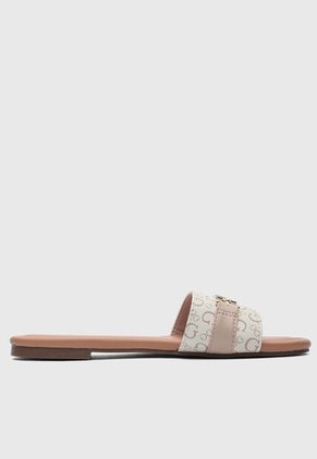 Sandalias Planas GUESS Livvian Marfil