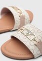 Sandalias Planas GUESS Livvian Marfil de Guess