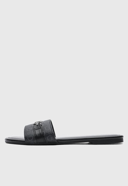 Sandalias Planas GUESS Livvian Negro