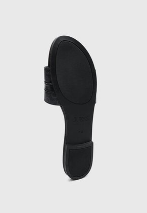 Sandalias Planas GUESS Livvian Negro