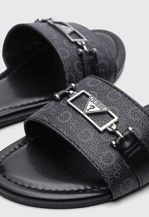 Sandalias Planas GUESS Livvian Negro