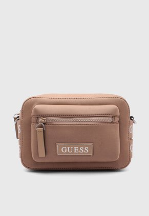 Bolso Manos Libres GUESS Garnon Taupé
