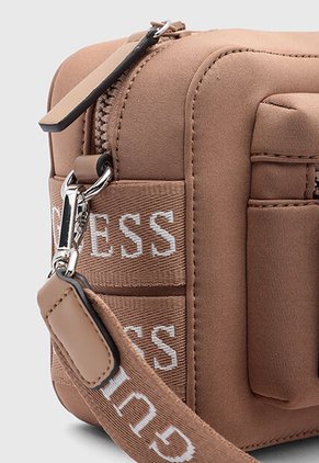 Bolso Manos Libres GUESS Garnon Taupé