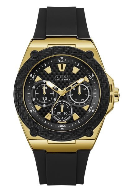 Reloj Guess Legacy/W1049G5 - Negro/Oro-Rosa