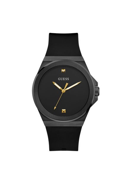 Relojes Guess Hombre Vinly. Relojes Silicona Negro GW0790G2