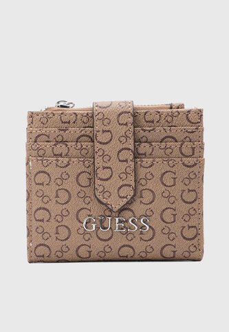 Billetera GUESS Remy SLG Café Guess