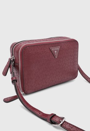 Bolso Manos Libres GUESS Lisa Mini Vinotinto