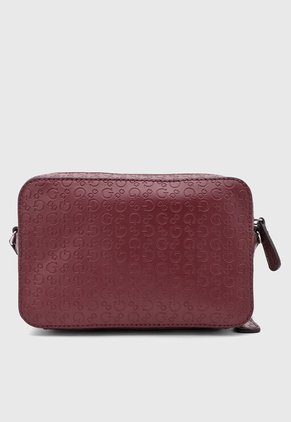 Bolso Manos Libres GUESS Lisa Mini Vinotinto