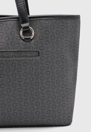 Bolso Guess Raquel Carryall Gris Oscuro
