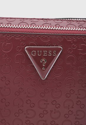 Bolso Manos Libres GUESS Lisa Mini Vinotinto
