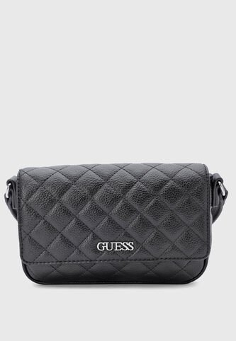 Bolso Manos Libres GUESS Wester Flap Negro Guess
