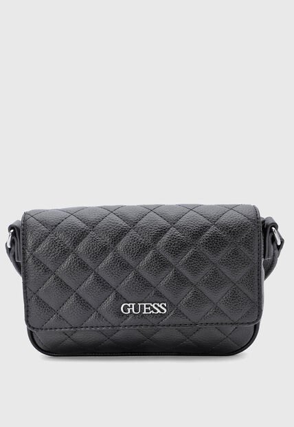Bolso Manos Libres GUESS Wester Flap Negro