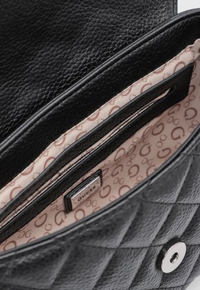 Bolso Manos Libres GUESS Wester Flap Negro