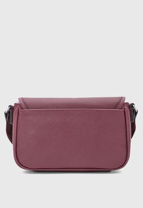 Bolso Manos Libres GUESS Viviette MIni Borgoña