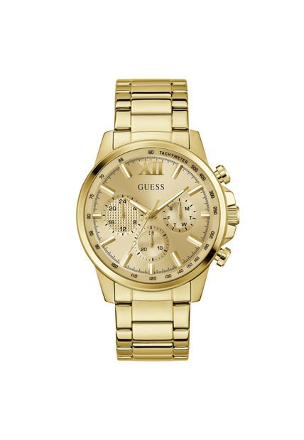 Relojes Guess Hombre Walker. Acero Inoxidable Dorado GW0900G2