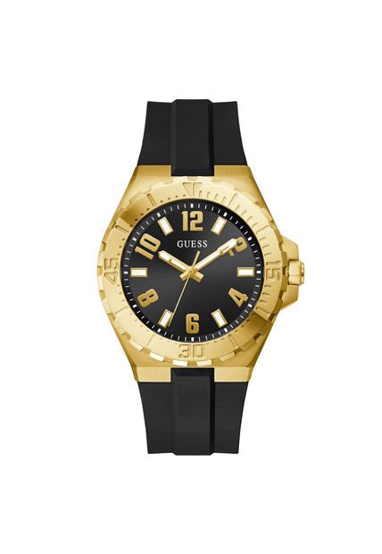 Relojes Guess Hombre Campus. Silicona Negro GW0906G2