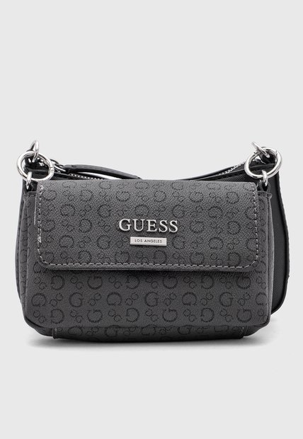 Bolso Manos Libres Guess Koi Mini Gris Oscuro