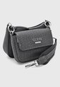 Bolso Manos Libres Guess Koi Mini Gris Oscuro de Guess