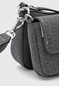 Bolso Manos Libres Guess Koi Mini Gris Oscuro de Guess