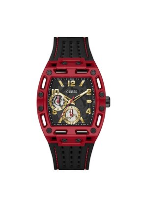 Reloj Guess Hombre Phoenix. Silicona Negro GW1146G1