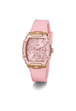 Reloj Guess Mujer Sparkling Pink. Silicona Rosado GW0032L7