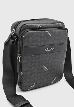 Bolso Manos Libres Guess Turi Gris Oscuro