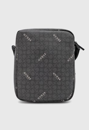 Bolso Manos Libres Guess Turi Gris Oscuro