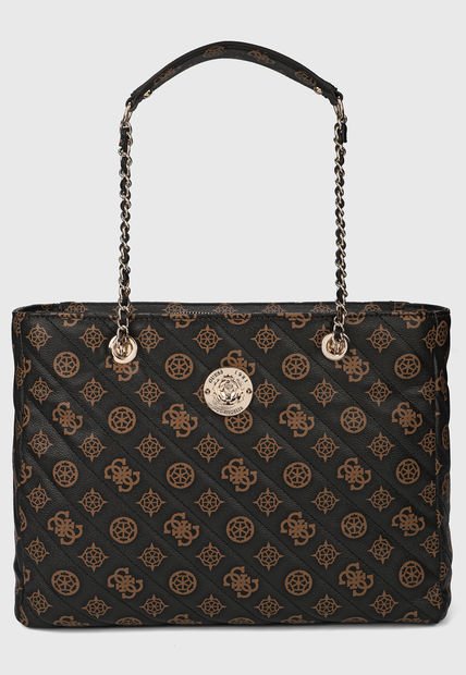 Bolso Café-Dorado GUESS