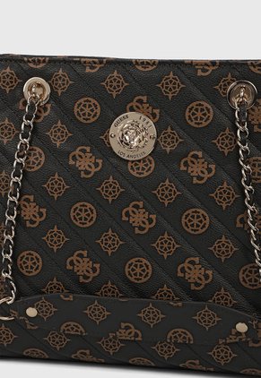 Bolso Café-Dorado GUESS