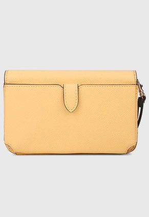 Billetera Naranja-Plateado GUESS Laurel