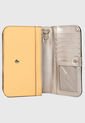 Billetera Naranja-Plateado GUESS Laurel de Guess