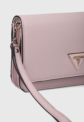 Billetera Palo de Rosa-Dorado GUESS Laurel