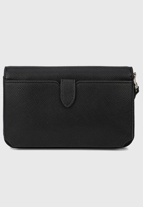 Billetera Negro-Dorado GUESS Laurel