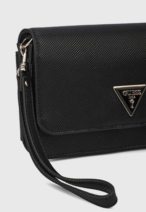 Billetera Negro-Dorado GUESS Laurel