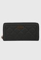 Billetera Negro-Dorado GUESS Abey de Guess