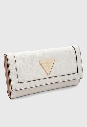 Billetera GUESS Cadence SLG Marfil