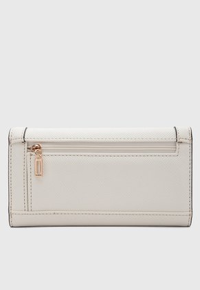 Billetera GUESS Cadence SLG Marfil