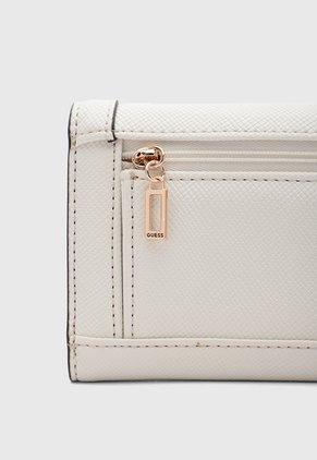 Billetera GUESS Cadence SLG Marfil