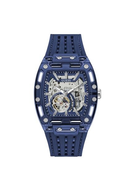 Relojes Guess Hombre Phoenix. Silicona Azul GW1073G1